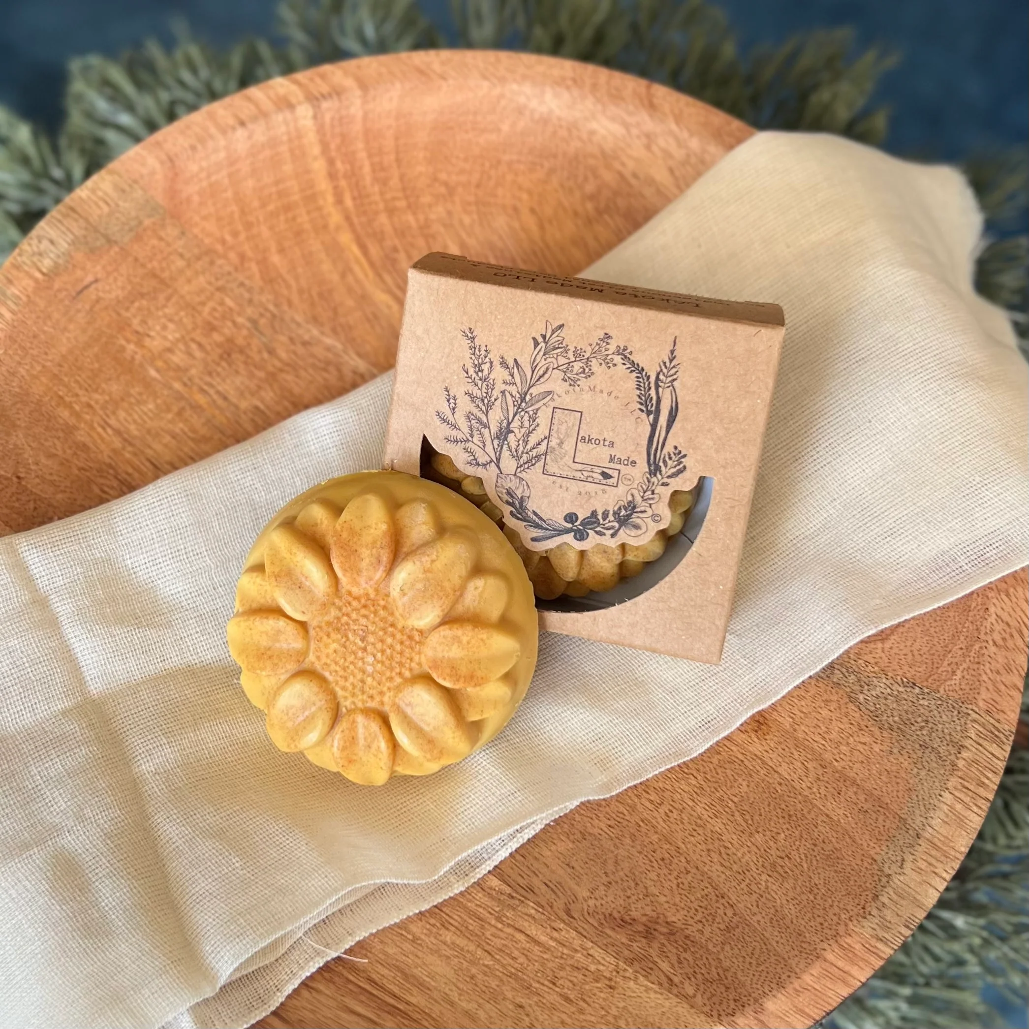 Calendula Turmeric Hand and Body Soap Bar - Image 3